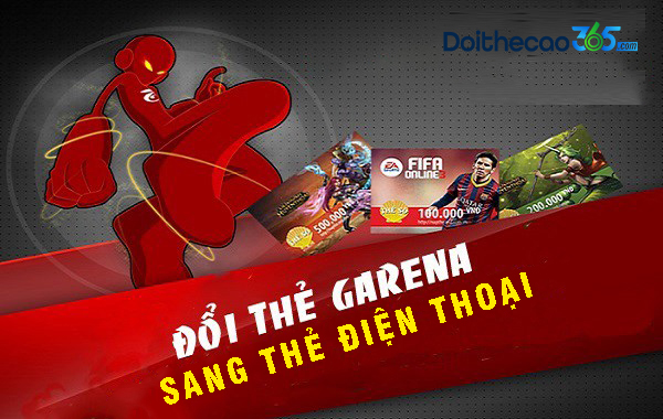 Cách đổi thẻ Garena sang thẻ cào điện thoại